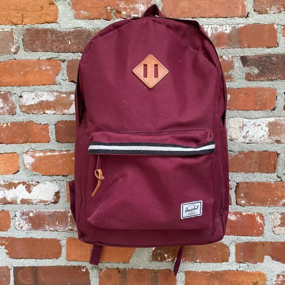 Herschel‎ Supply Co Heritage Backpack Windsor Wine Stripe Laptop Bag